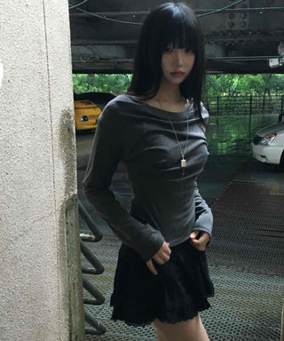 Basic Drape Off T-shirt