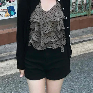 Feminine Plain Round Neck Cardigan