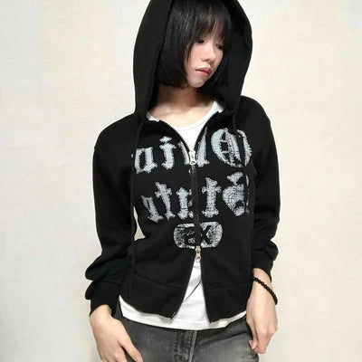 Hip Mood Ohio Crop Hoodie