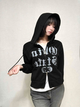Hip Mood Ohio Crop Hoodie