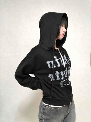 Hip Mood Ohio Crop Hoodie