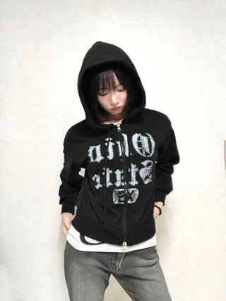 Hip Mood Ohio Crop Hoodie