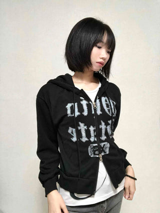 Hip Mood Ohio Crop Hoodie