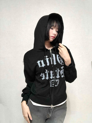 Hip Mood Ohio Crop Hoodie