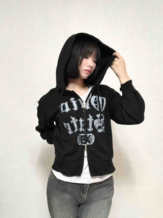 Hip Mood Ohio Crop Hoodie
