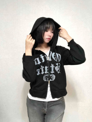 Hip Mood Ohio Crop Hoodie