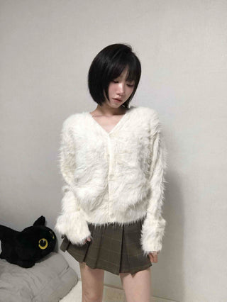 Pure Check Pleated Mini Skirt