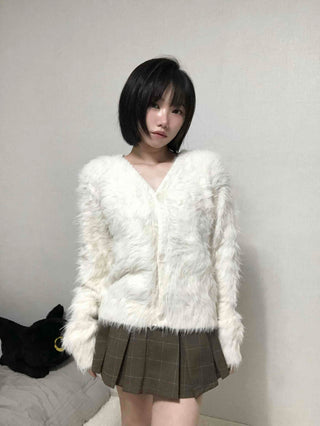 Pure Check Pleated Mini Skirt