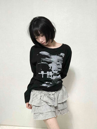 Feminine Balletcore Tiered Skirt