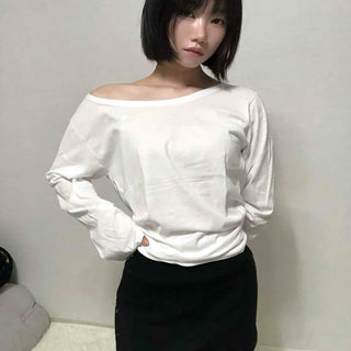 Natural Side Snap Knit Shorts