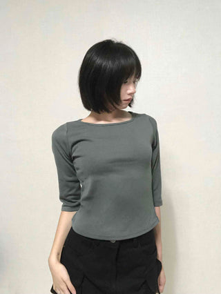 Basic Inner 3/4 Sleeve T-shirt