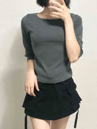 Basic Inner 3/4 Sleeve T-shirt