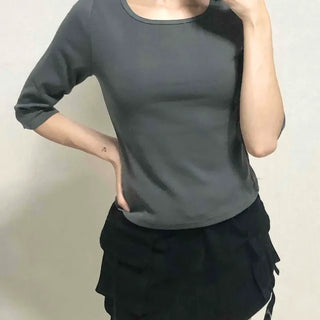Basic Inner 3/4 Sleeve T-shirt