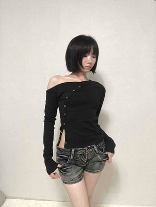 Curve Snap Slim Fit Off-Shoulder