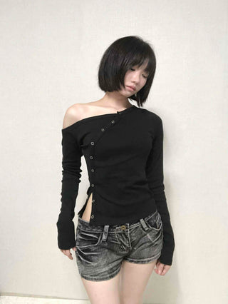 Curve Snap Slim Fit Off-Shoulder