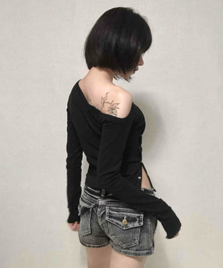 Curve Snap Slim Fit Off-Shoulder