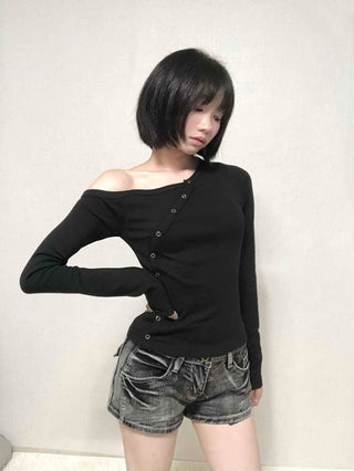 Curve Snap Slim Fit Off-Shoulder