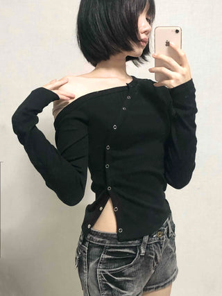 Curve Snap Slim Fit Off-Shoulder