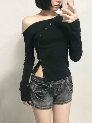 Curve Snap Slim Fit Off-Shoulder