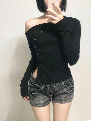Curve Snap Slim Fit Off-Shoulder