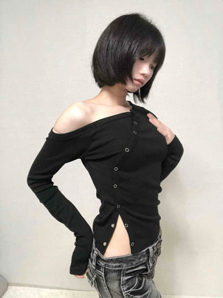 Curve Snap Slim Fit Off-Shoulder