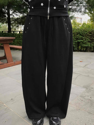 Natural Cotton Loose Fit Long Pants