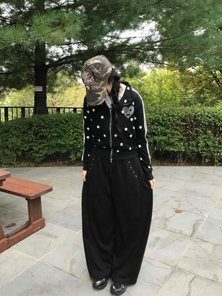 Natural Cotton Loose Fit Long Pants