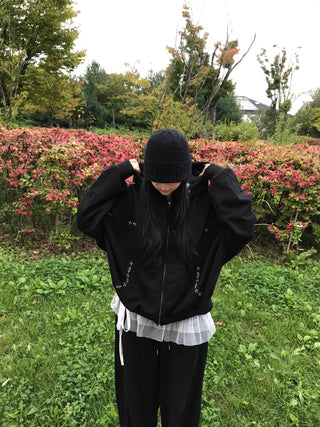 Comfort Plain Basic Zip-up