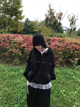 Comfort Plain Basic Zip-up