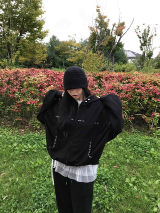 Comfort Plain Basic Zip-up