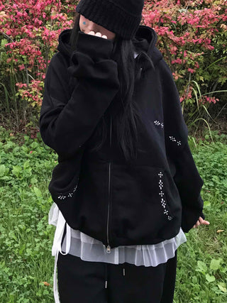 Comfort Plain Basic Zip-up