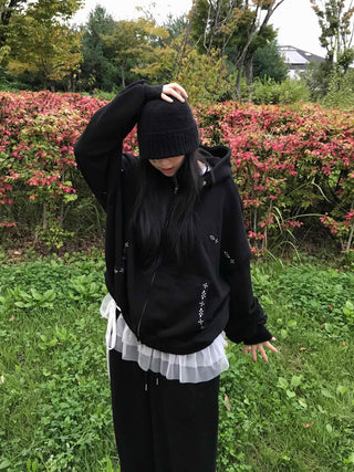 Comfort Plain Basic Zip-up