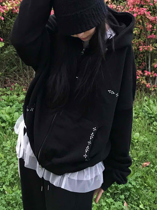 Comfort Plain Basic Zip-up