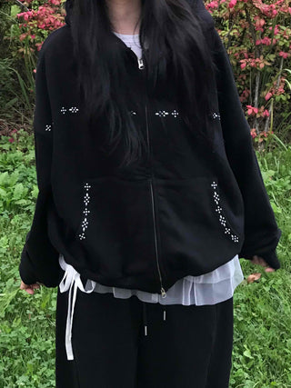 Comfort Plain Basic Zip-up