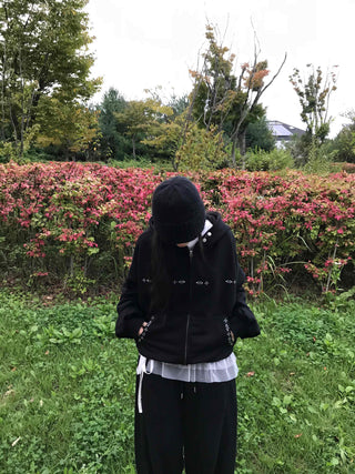 Comfort Plain Basic Zip-up