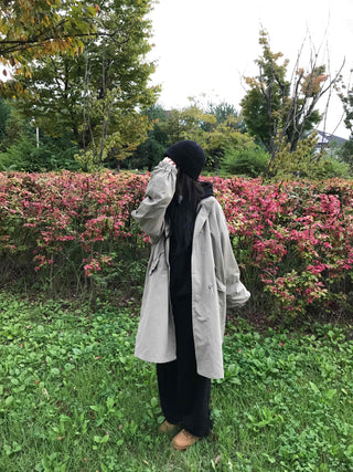 Natural Cotton Plain Field Jacket