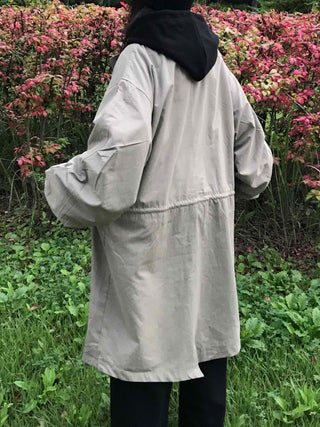Natural Cotton Plain Field Jacket