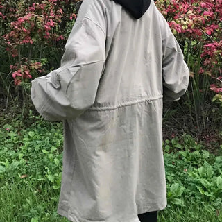 Natural Cotton Plain Field Jacket
