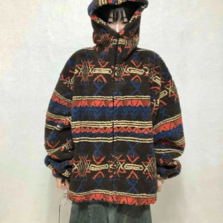 Grunge Tumble Fleece Zip-up Hoodie