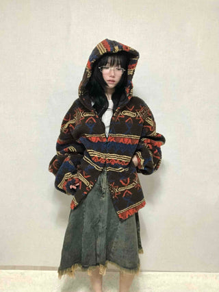 Grunge Tumble Fleece Zip-up Hoodie