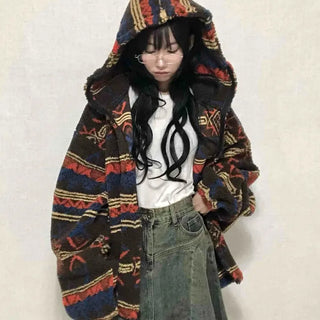 Grunge Tumble Fleece Zip-up Hoodie