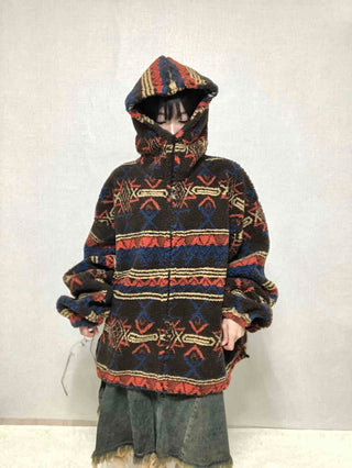 Grunge Tumble Fleece Zip-up Hoodie