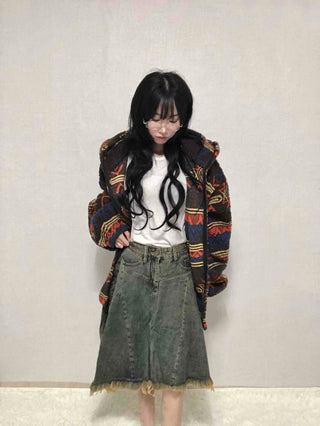 Grunge Tumble Fleece Zip-up Hoodie