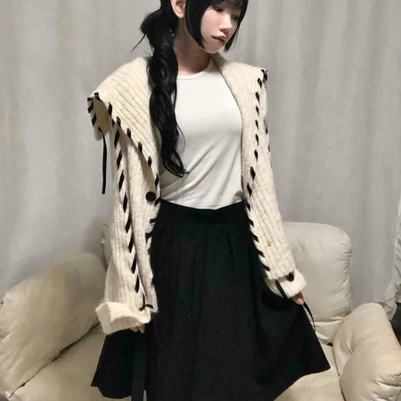 Antique corduroy midi skirt