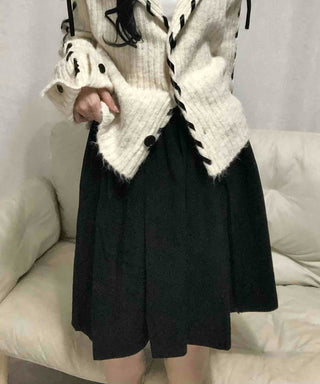 Antique corduroy midi skirt