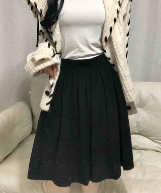 Antique corduroy midi skirt
