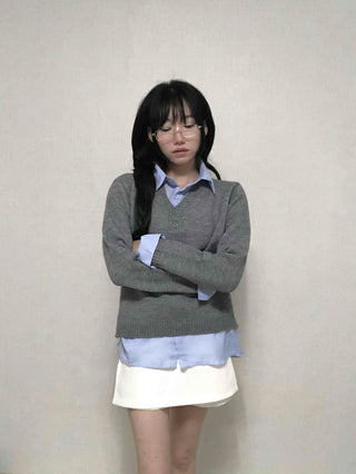 Simple Trendy Viscose H-Line Mini Skirt