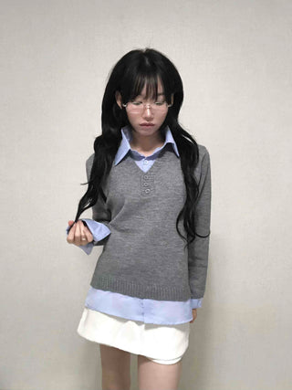 Simple Trendy Viscose H-Line Mini Skirt