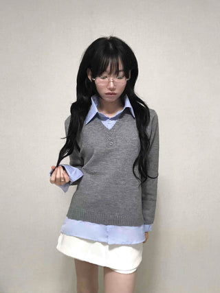 Simple Trendy Viscose H-Line Mini Skirt