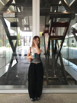 Noe Mesh See-through Layered Sleeveless Top